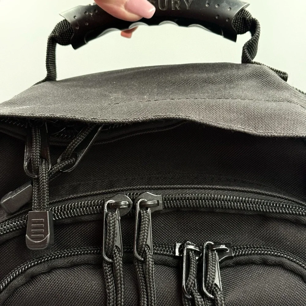 Mercury Tactical Gear Black Backpack Multi Compartment Laptop‎ Travel Bag